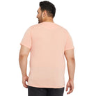 Men Plus Size Corid Printed Round Neck Tshirt - bigbanana