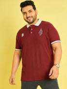 Men Plus Size Coroico Solid Polo Tshirt - bigbanana