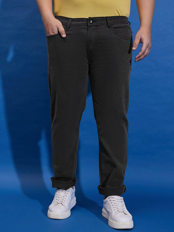 Men Plus Size Critic Solid Jeans