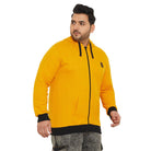 Men Plus Size Crush Solid Sweatshirt - bigbanana