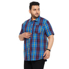 Men Plus Size Cult Check Shirt - bigbanana