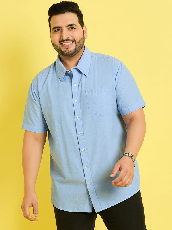 Men Plus Size Dalphy Solid Shirt
