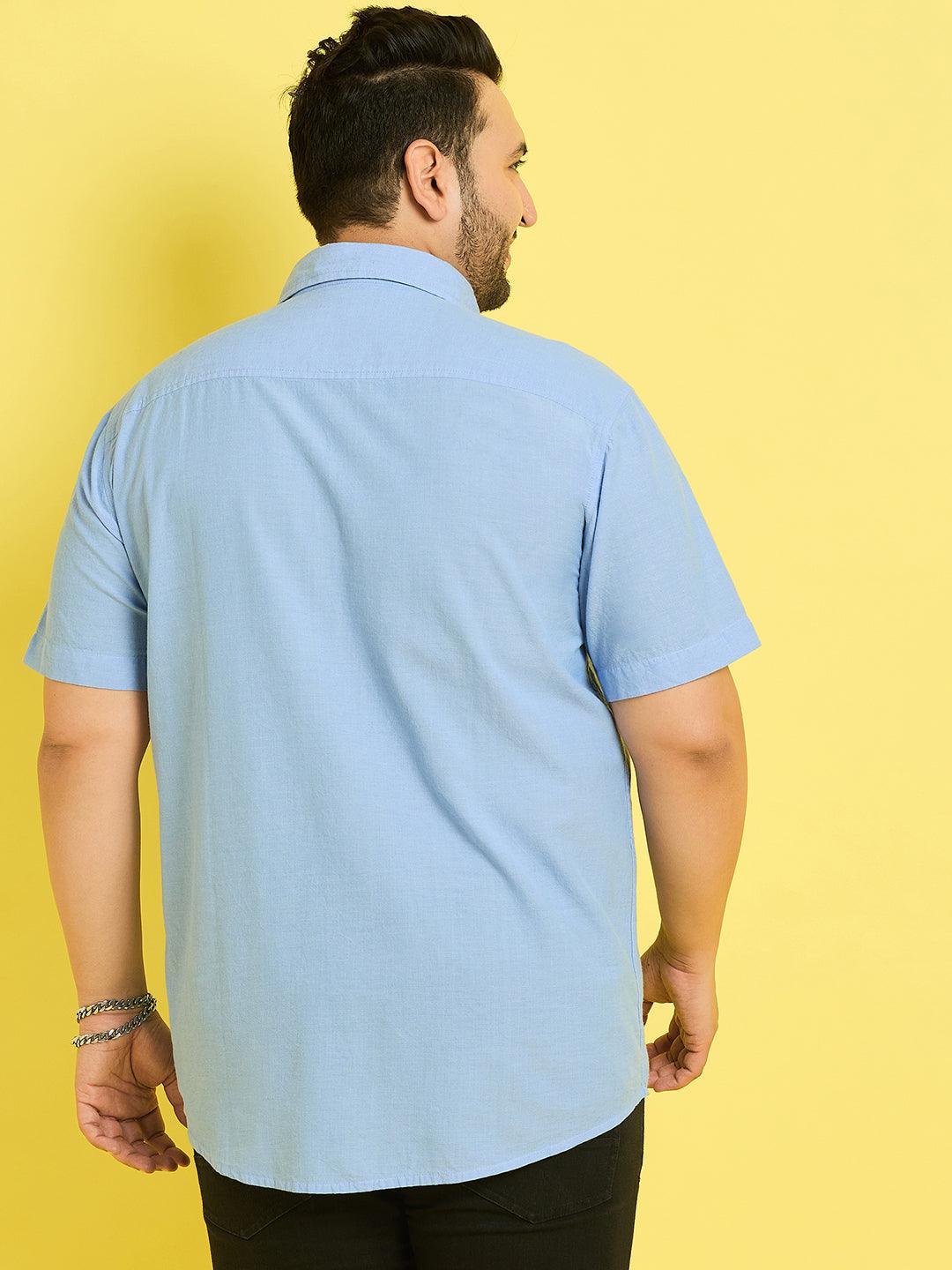 Men Plus Size Dalphy Solid Shirt - bigbanana