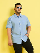 Men Plus Size Dalphy Solid Shirt - bigbanana