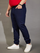 Men Plus Size Dardin Solid Jeans - bigbanana