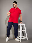 Men Plus Size Dardin Solid Jeans - bigbanana