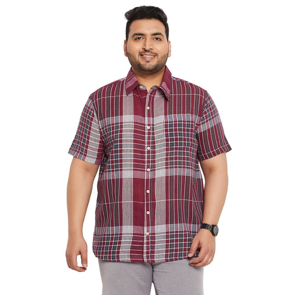 Men Plus Size Darra Check Shirt