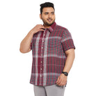 Men Plus Size Darra Check Shirt - bigbanana