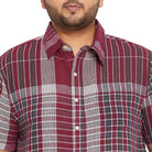 Men Plus Size Darra Check Shirt - bigbanana