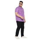 Men Plus Size Delta Check Shirt - bigbanana