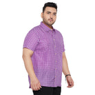 Men Plus Size Delta Check Shirt - bigbanana