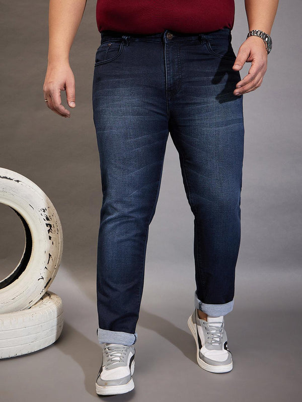Men Plus Size Demmi Solid Jeans