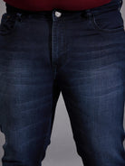 Men Plus Size Demmi Solid Jeans - bigbanana