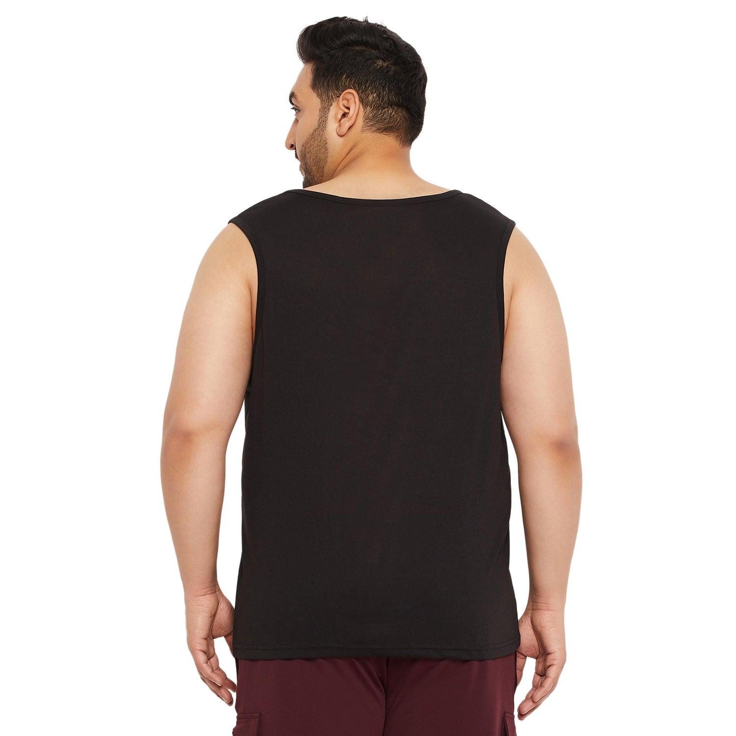 Men Plus Size Dochin Printed Innerwear Vest - bigbanana