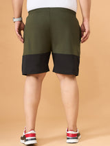 Men Plus Size Drammen Colorblock Shorts