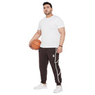 Men Plus Size Drone Solid Trackpant - bigbanana