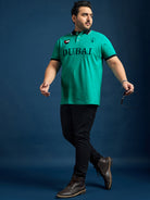 Men Plus Size Dubai Printed Polo Tshirt - bigbanana