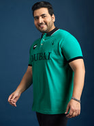 Men Plus Size Dubai Printed Polo Tshirt - bigbanana