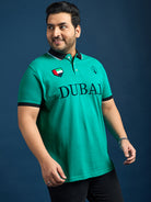 Men Plus Size Dubai Printed Polo Tshirt - bigbanana