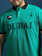 Men Plus Size Dubai Printed Polo Tshirt - bigbanana