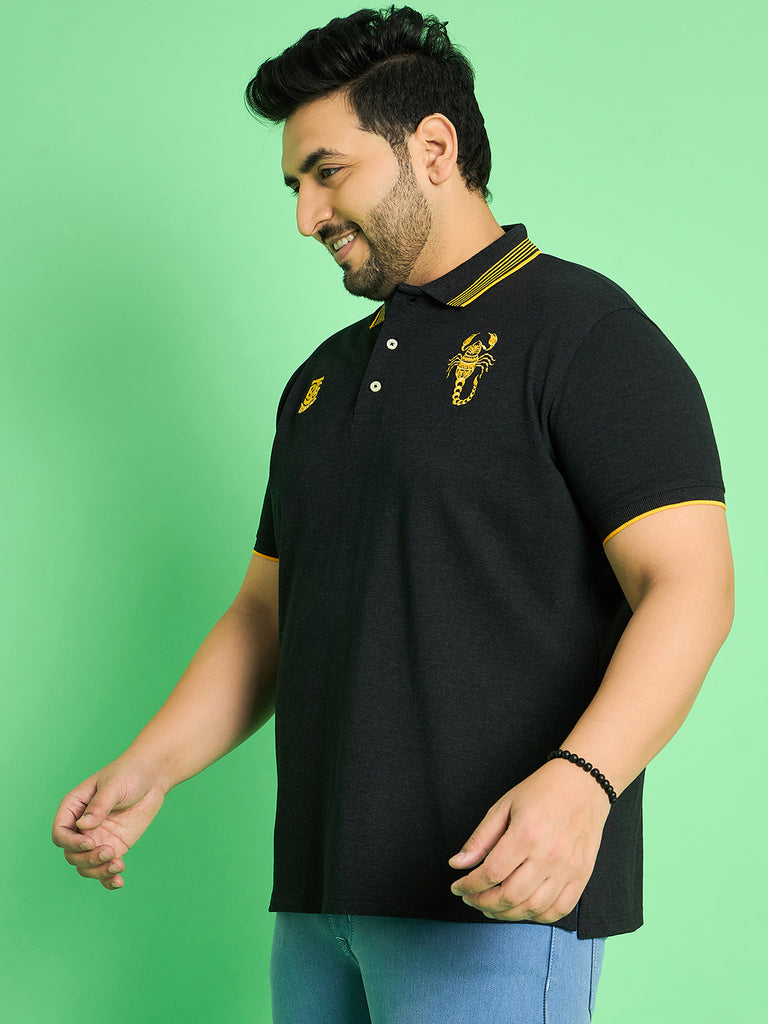 Men Plus Size EL Dorado Solid Polo Tshirt - bigbanana