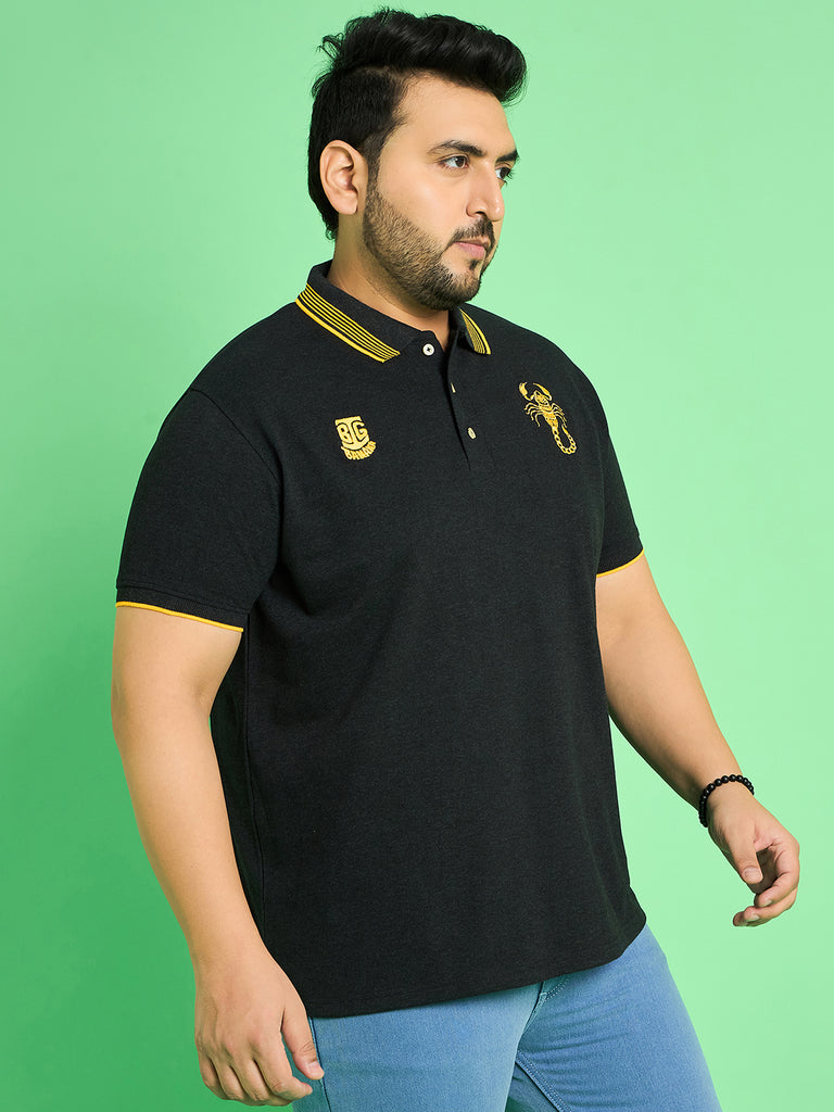 Men Plus Size EL Dorado Solid Polo Tshirt - bigbanana