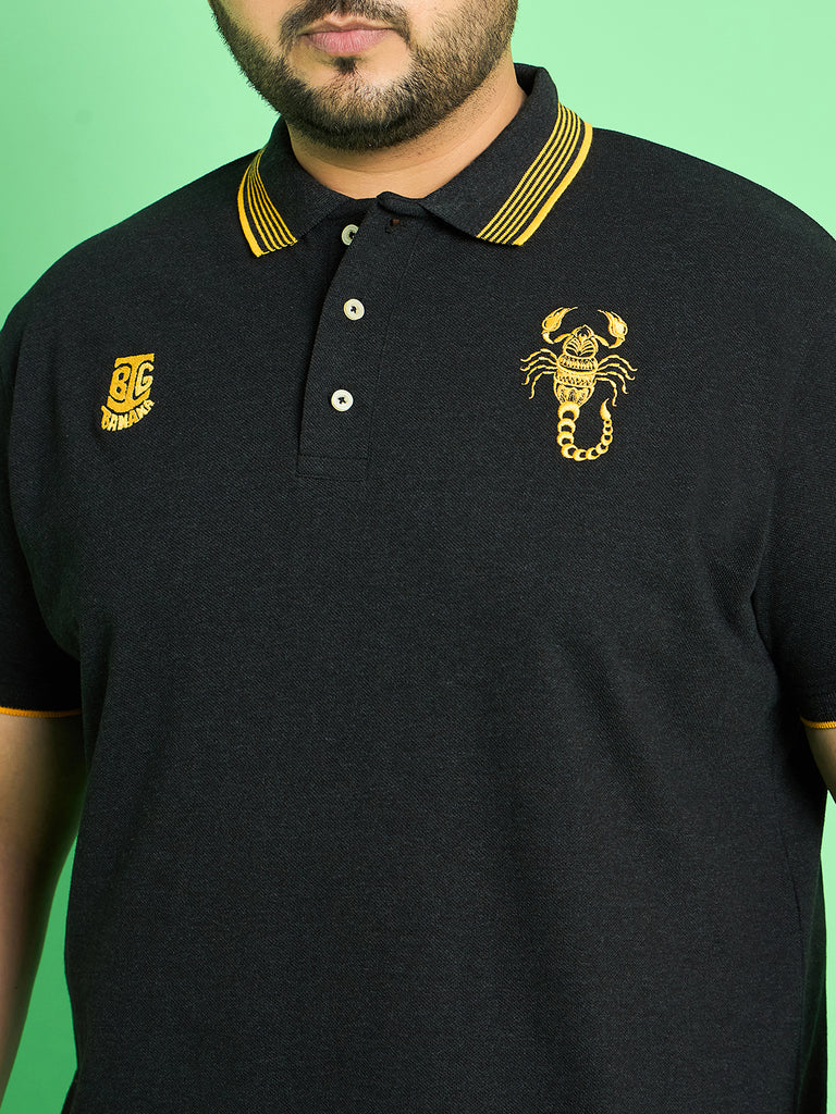 Men Plus Size EL Dorado Solid Polo Tshirt - bigbanana