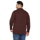 Men Plus Size Eastwood Solid Henley Tshirt - bigbanana