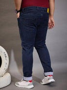 Men Plus Size Echo Solid Jeans - bigbanana