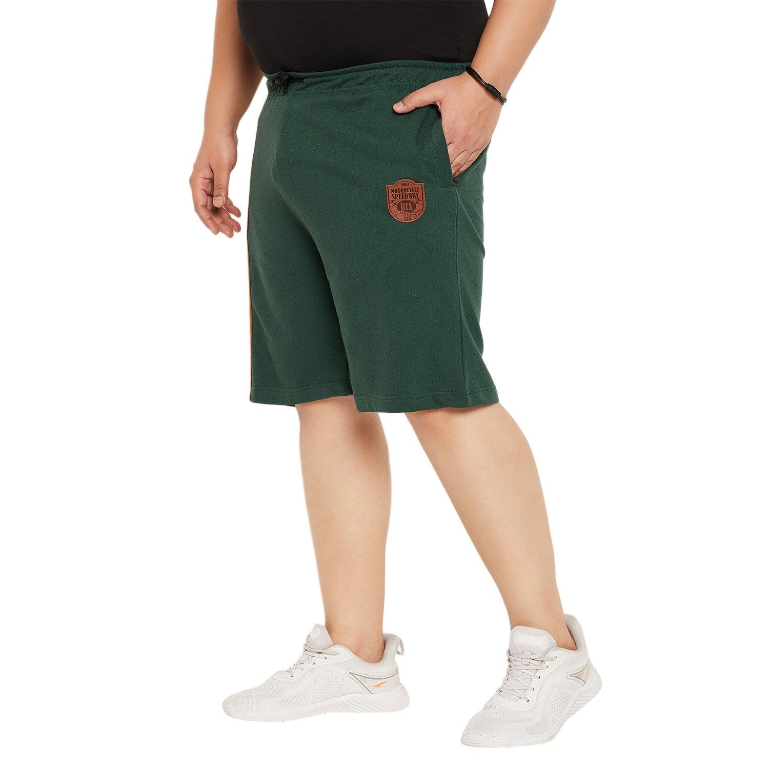 Men Plus Size Ecosport Solid Shorts - bigbanana