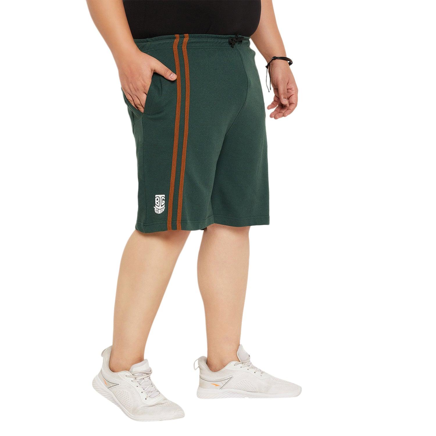 Men Plus Size Ecosport Solid Shorts - bigbanana