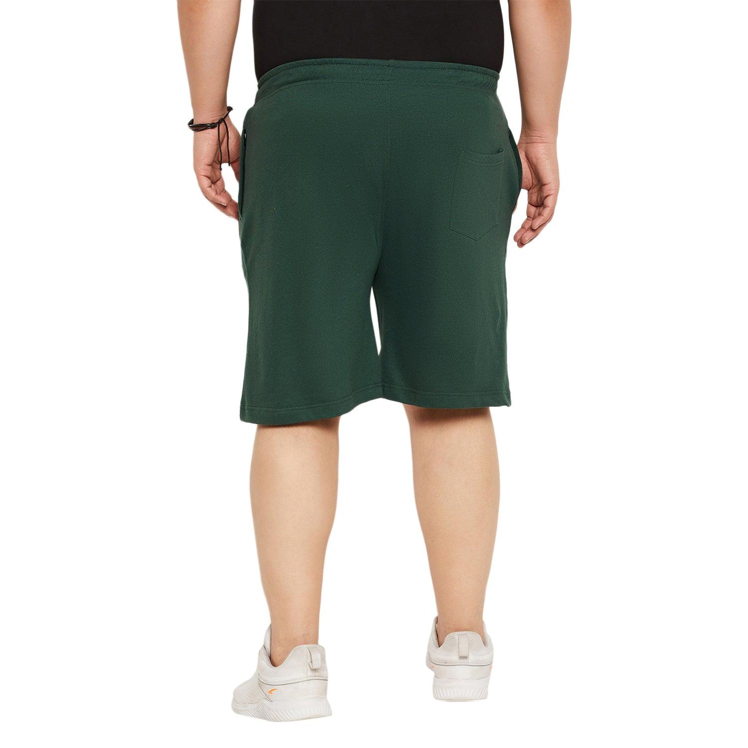 Men Plus Size Ecosport Solid Shorts - bigbanana