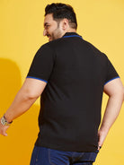 Men Plus Size Eddy-B-10 Solid Polo Tshirt - bigbanana