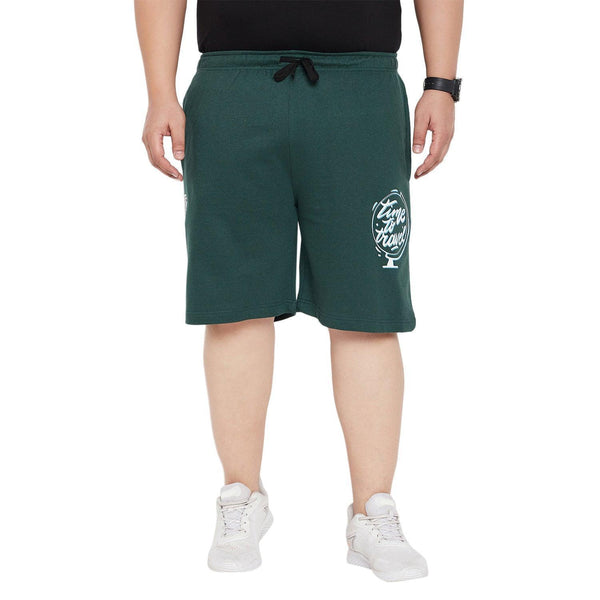 Men Plus Size Excel Printed Shorts