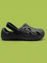 bigbanana Ferver-Black Unisex Clogs