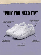 bigbanana Ferver-Off White Unisex Clogs