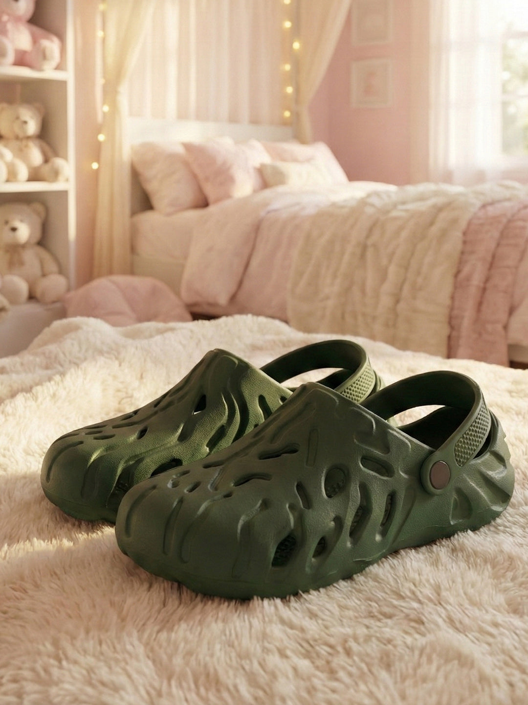 bigbanana Ferver-Olive Unisex Clogs