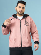 Men Plus Size  Fierce Solid Sweatshirts