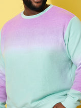 Men Plus Size Flux Multi Printed Sweatshirt