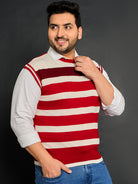 Men Plus Size Fontana Striped Sweater - bigbanana