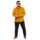 Men Plus Size Freetown Solid Shirt - bigbanana