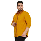 Men Plus Size Freetown Solid Shirt - bigbanana