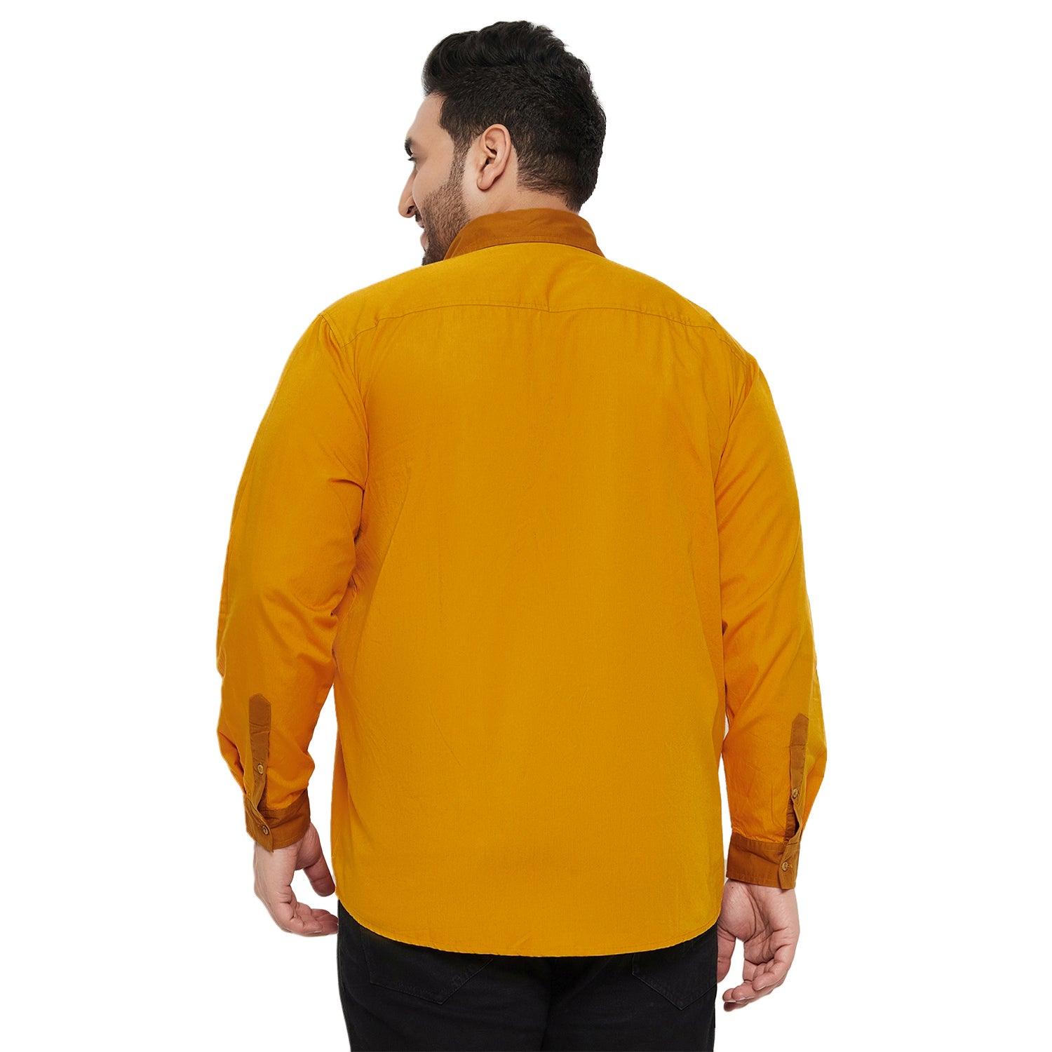 Men Plus Size Freetown Solid Shirt - bigbanana