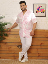 Men Plus Size Fylith Multicolor Printed Shirt