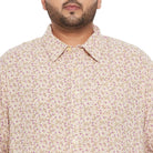 Men Plus Size Gabon Printed Shirt - bigbanana