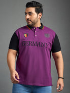 Men Plus Size Germany Printed Polo Tshirt - bigbanana