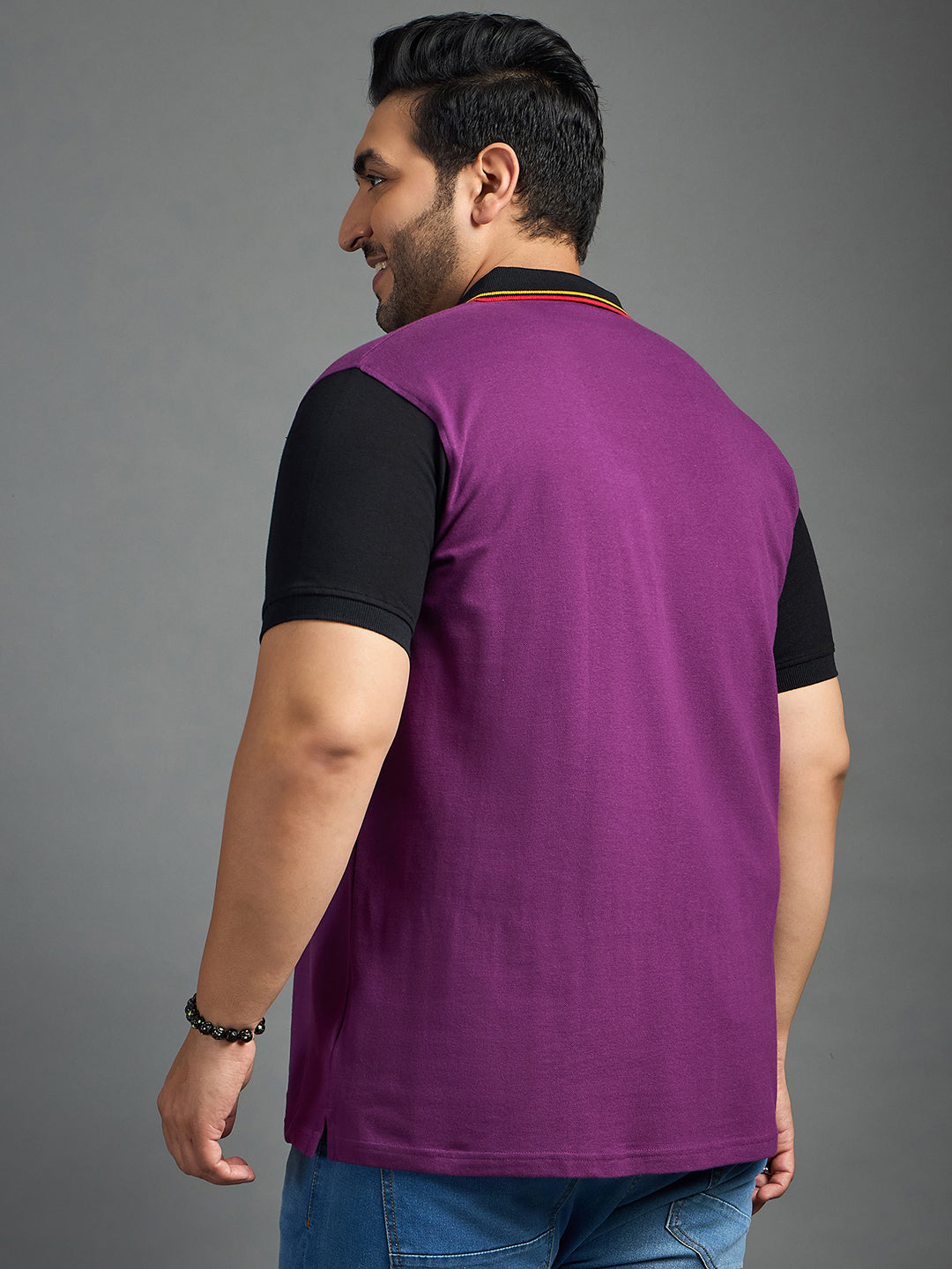 Men Plus Size Germany Printed Polo Tshirt - bigbanana