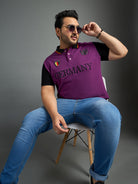 Men Plus Size Germany Printed Polo Tshirt - bigbanana