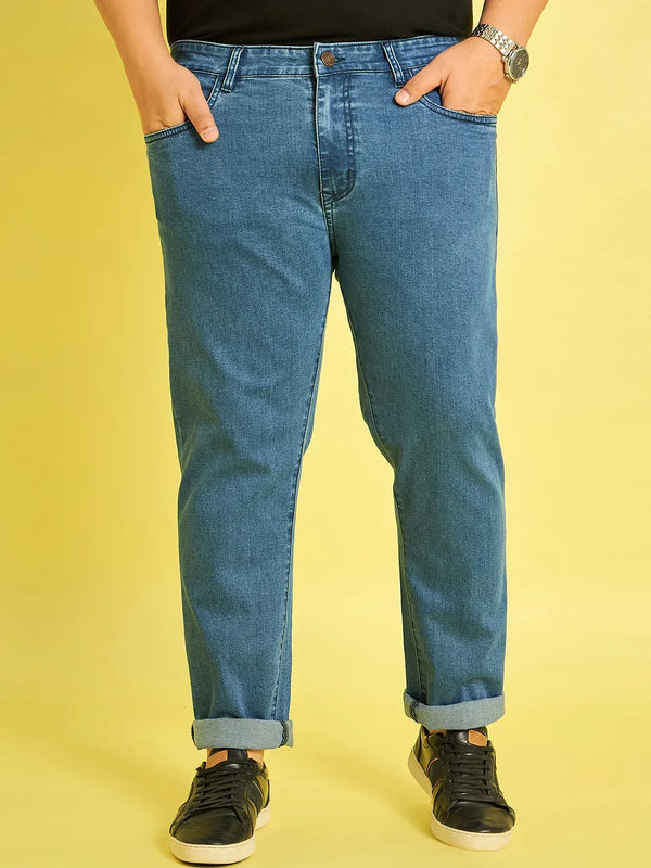 Men Plus Size Jasper Solid Jeans