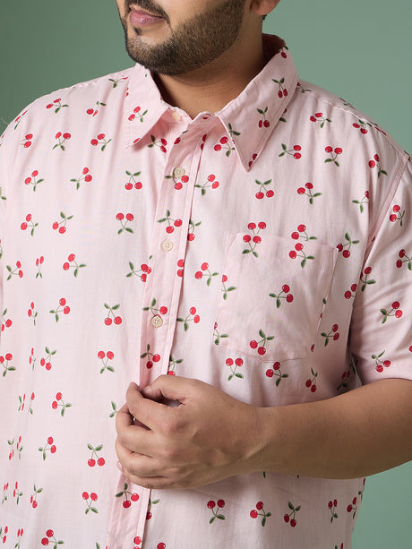 Men Plus Size Givrine Printed Shirt - bigbanana